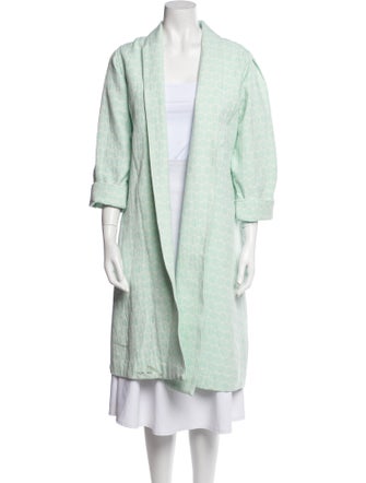 Buru Polka Dot Print Coat