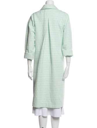 Buru Polka Dot Print Coat