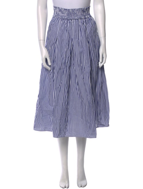 Buru Striped Midi Length Skirt