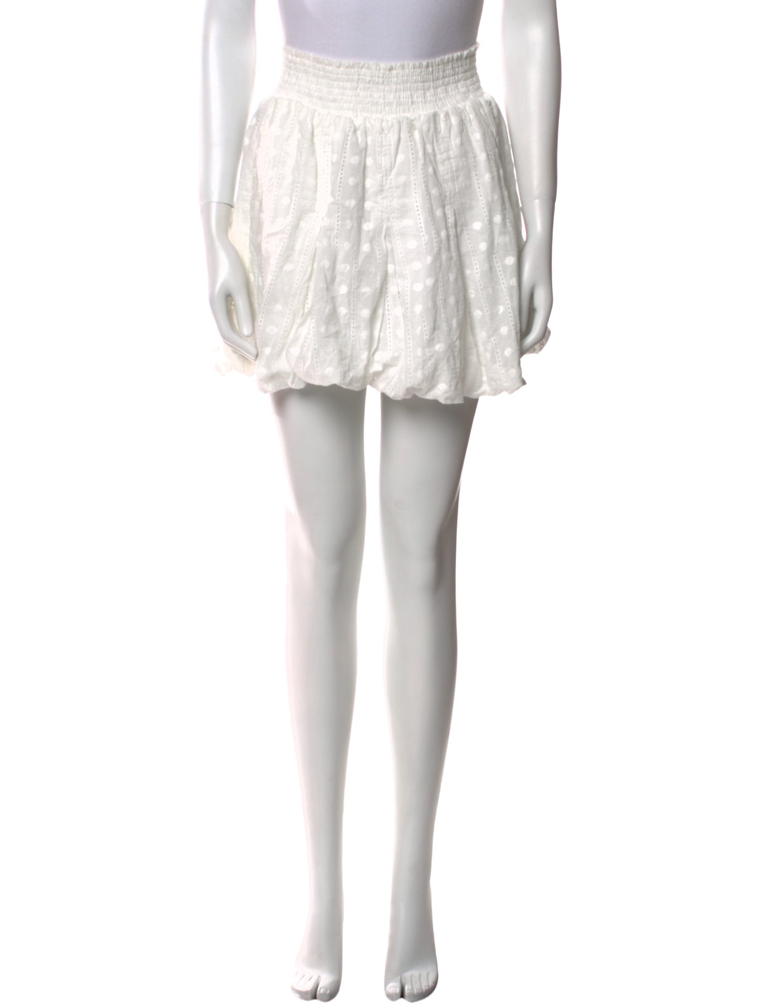 Buru Embroidered Accent Mini Skirt