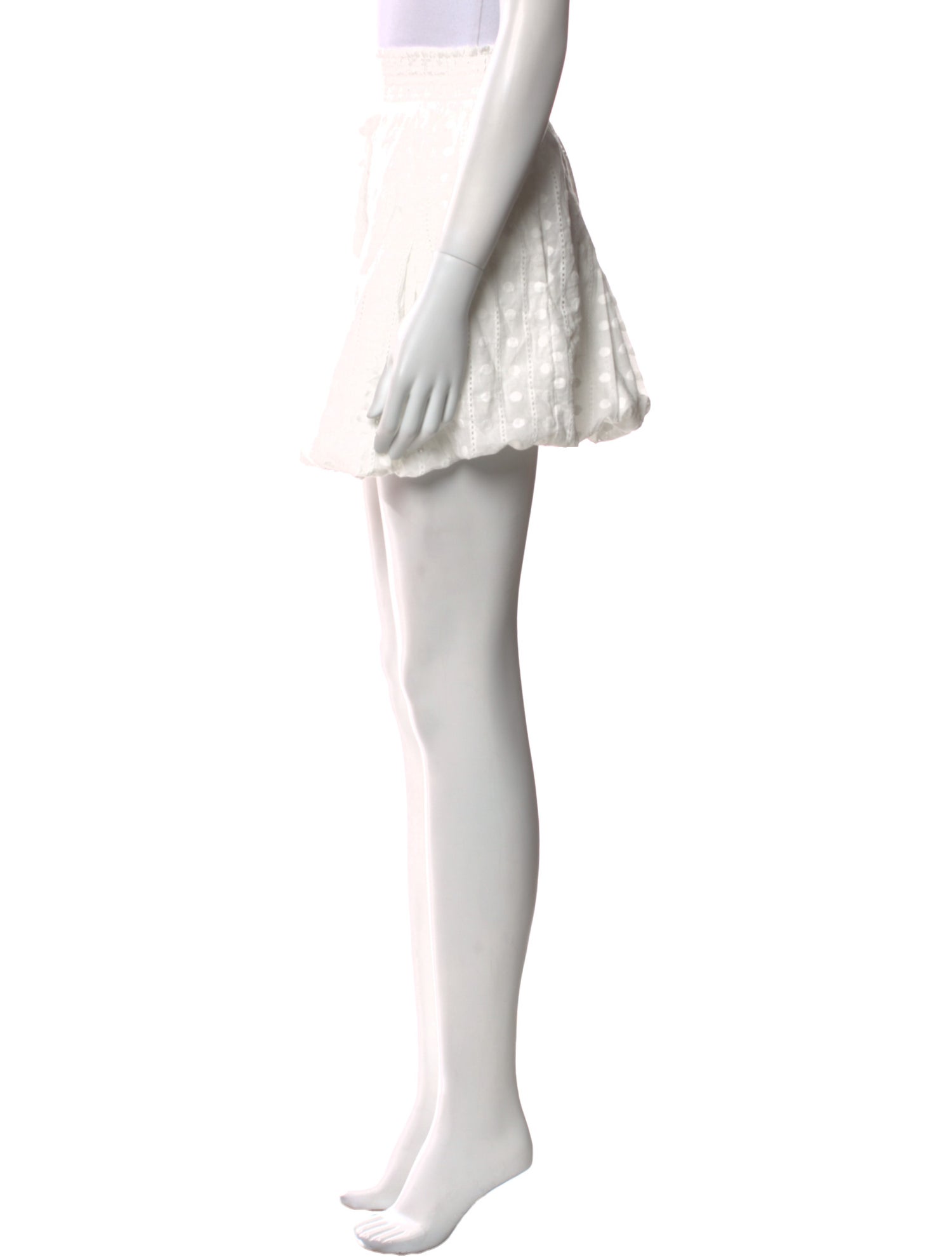 Buru Embroidered Accent Mini Skirt