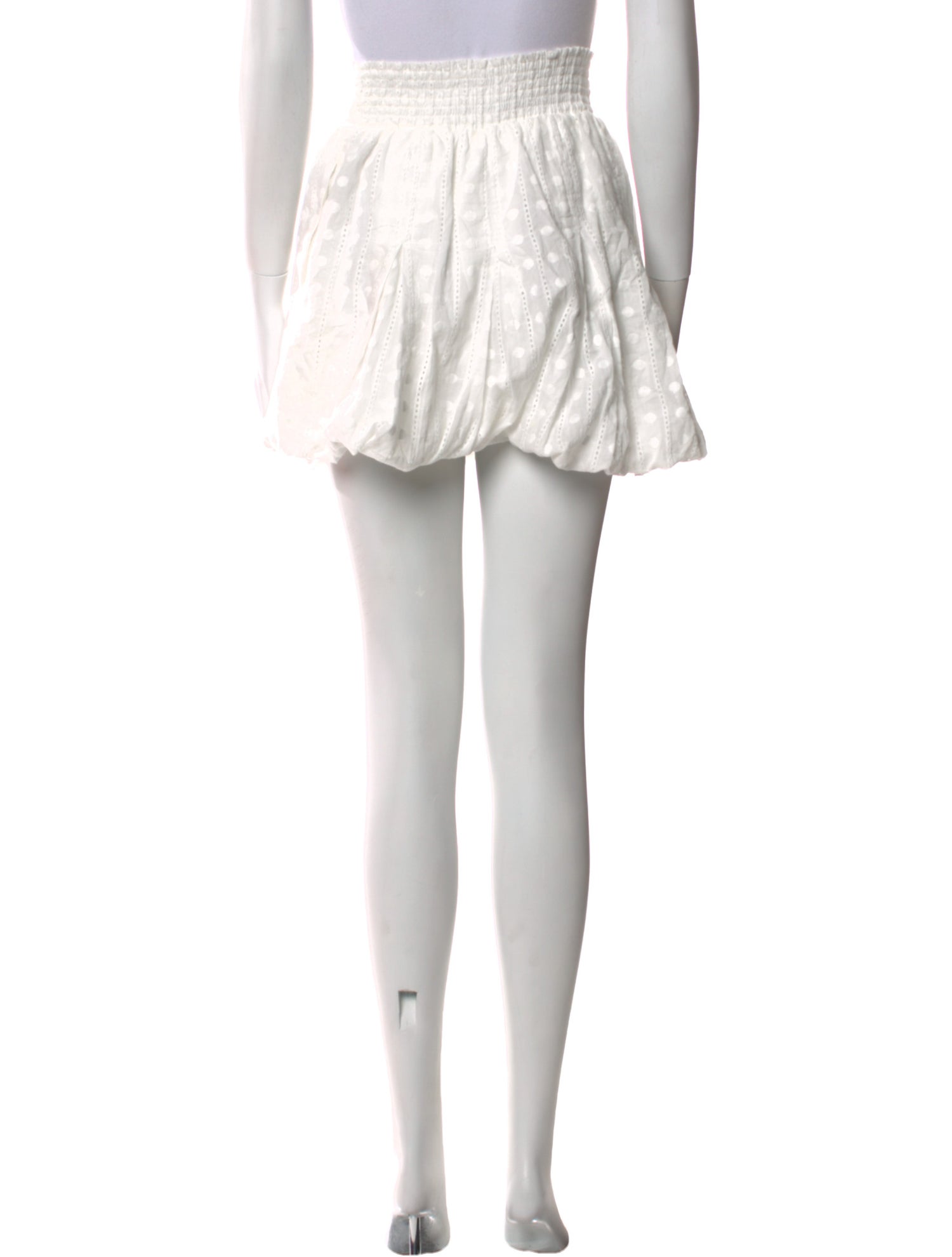 Buru Embroidered Accent Mini Skirt