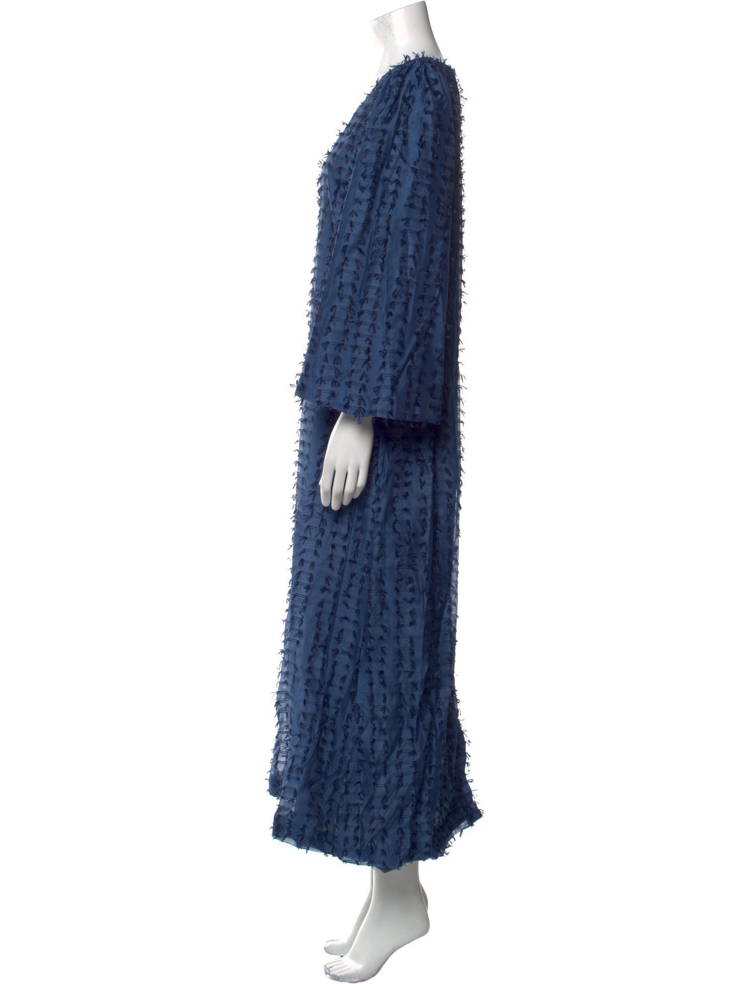 Buru V-Neck Long Dress