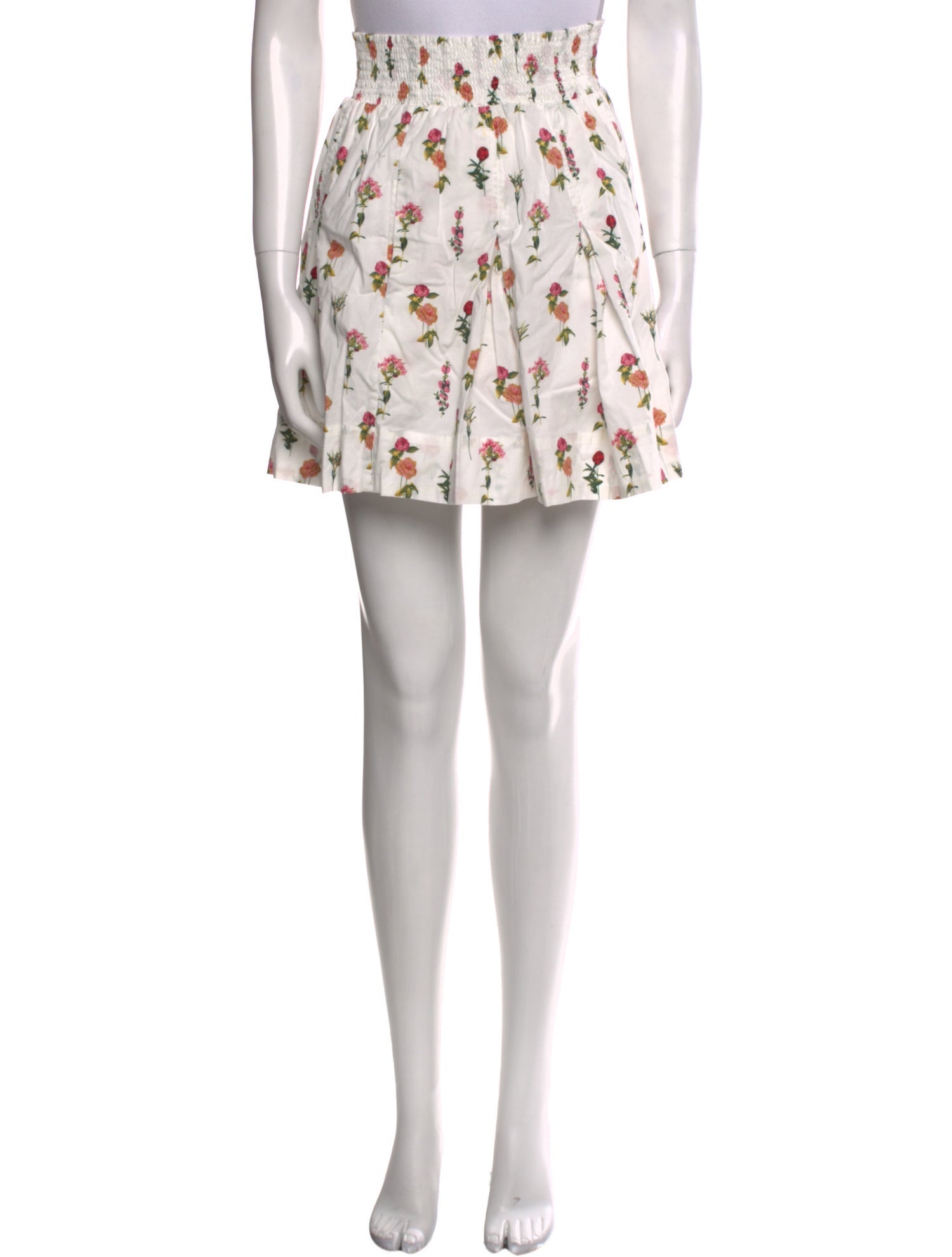 Buru Floral Print Mini Skirt