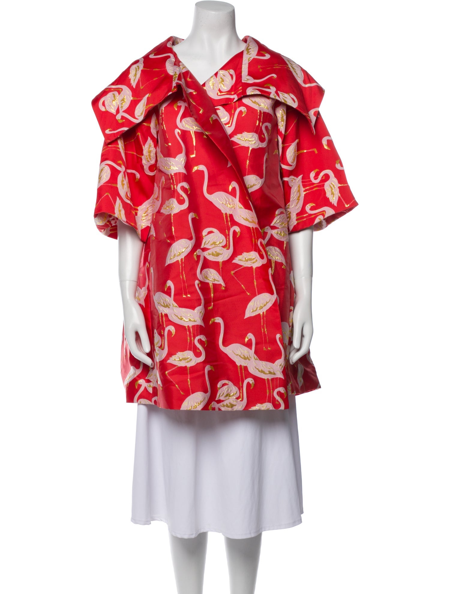 Buru Printed Trench Coat