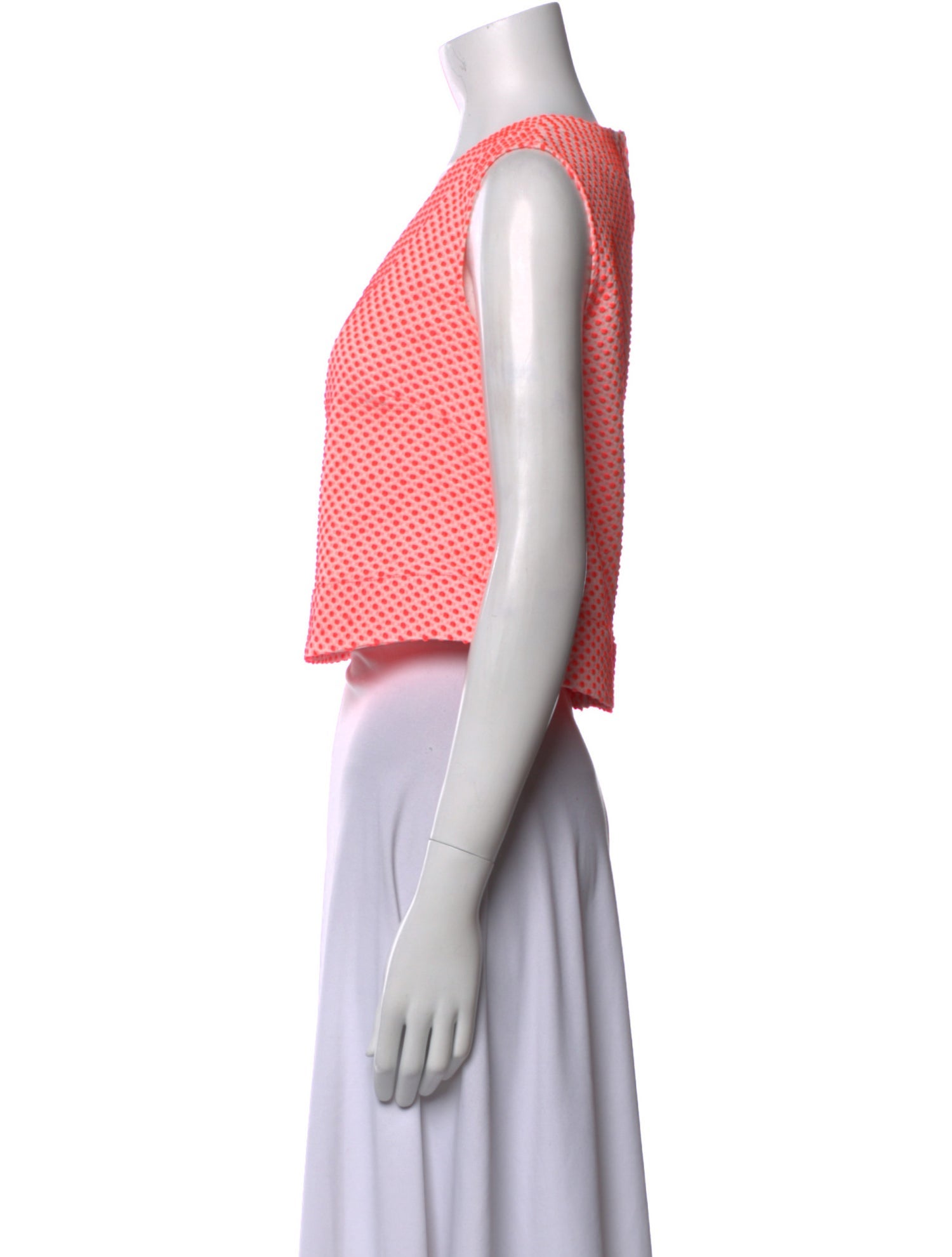 Buru Wool Printed Crop Top