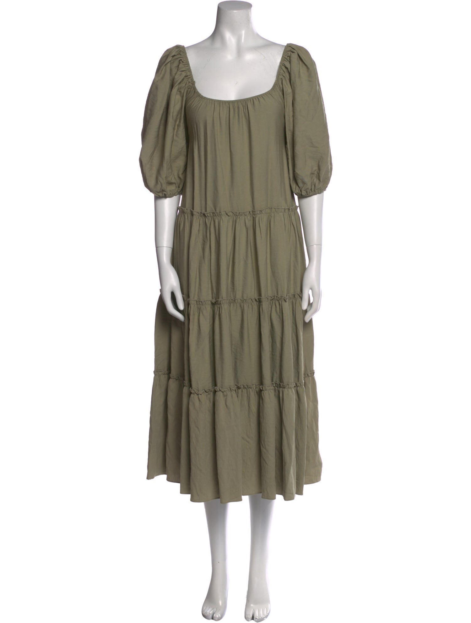 Buru Scoop Neck Midi Length Dress w/ Tags