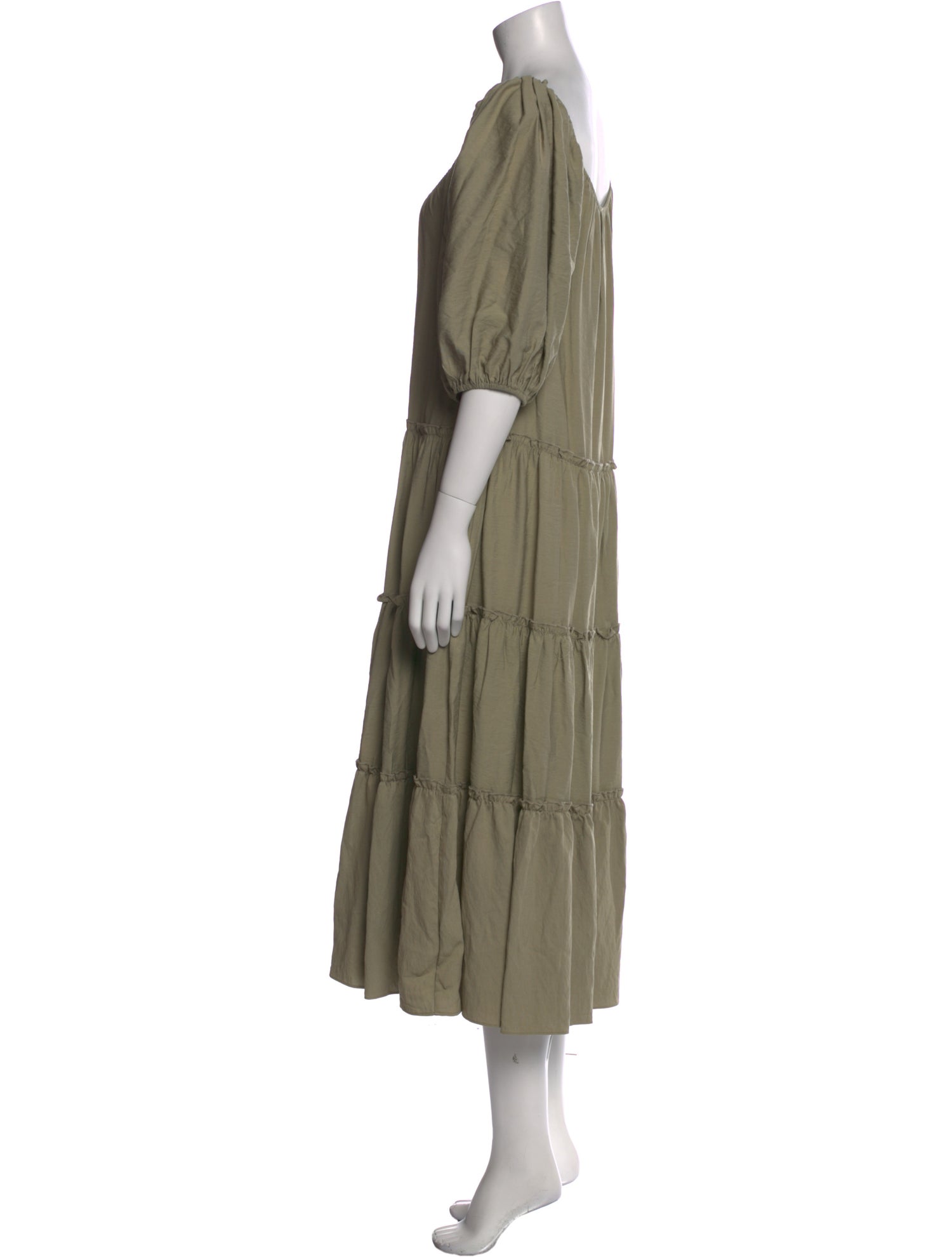 Buru Scoop Neck Midi Length Dress w/ Tags