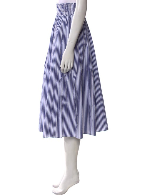 Buru Striped Knee-Length Skirt