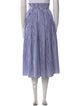 Buru Striped Knee-Length Skirt