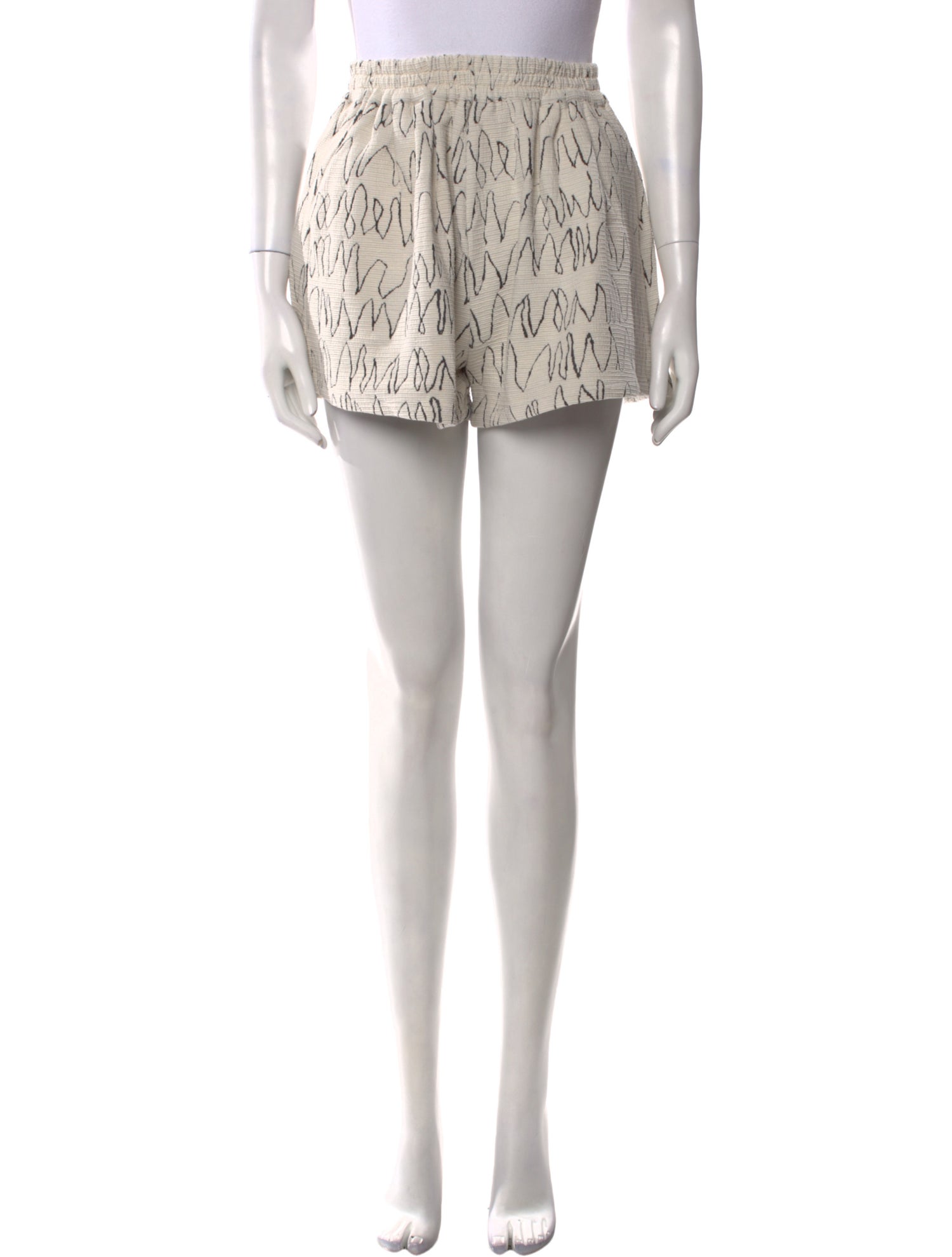 Buru Striped Mini Shorts