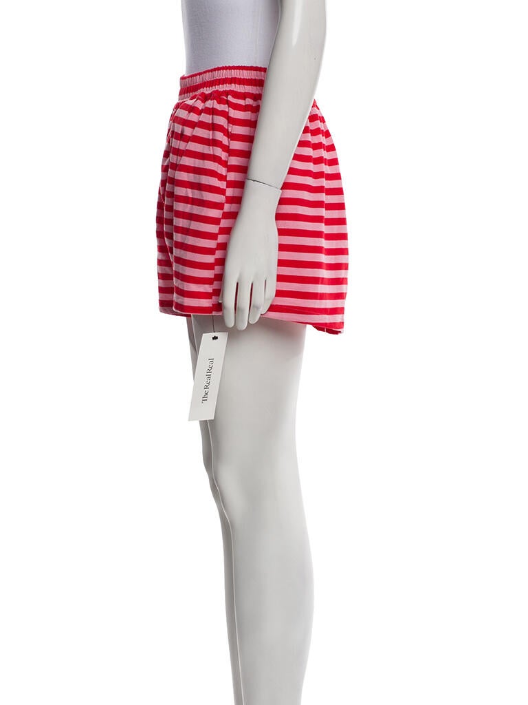 Buru Striped Mini Shorts