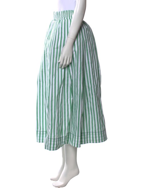 Buru Striped Midi Length Skirt