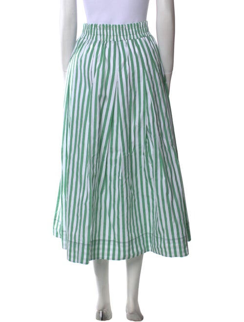 Buru Striped Midi Length Skirt