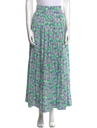 Buru Floral Print Long Skirt