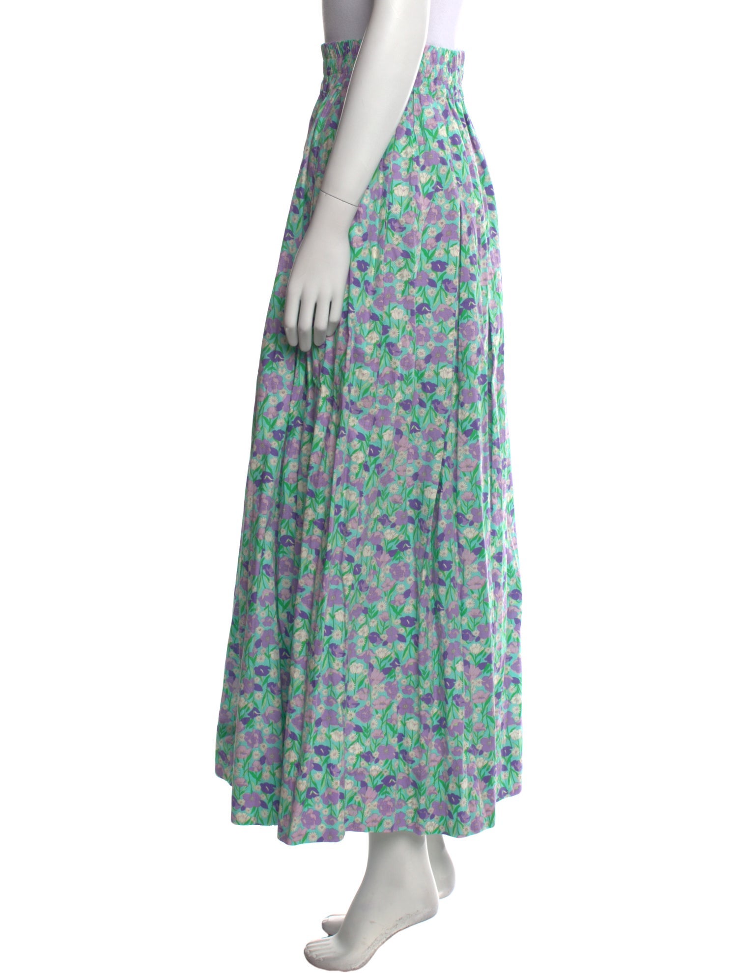 Buru Floral Print Long Skirt