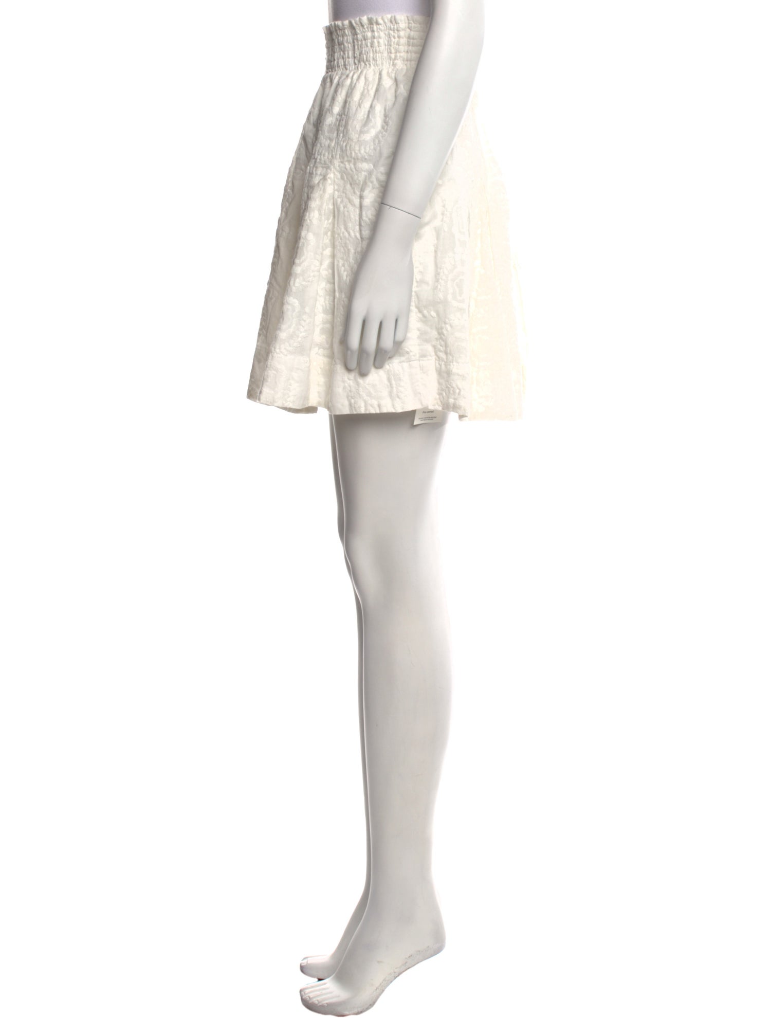 Buru Embroidered Accent Knee-Length Skirt