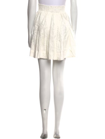 Buru Embroidered Accent Knee-Length Skirt