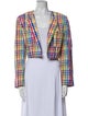 Buru Plaid Print Blazer