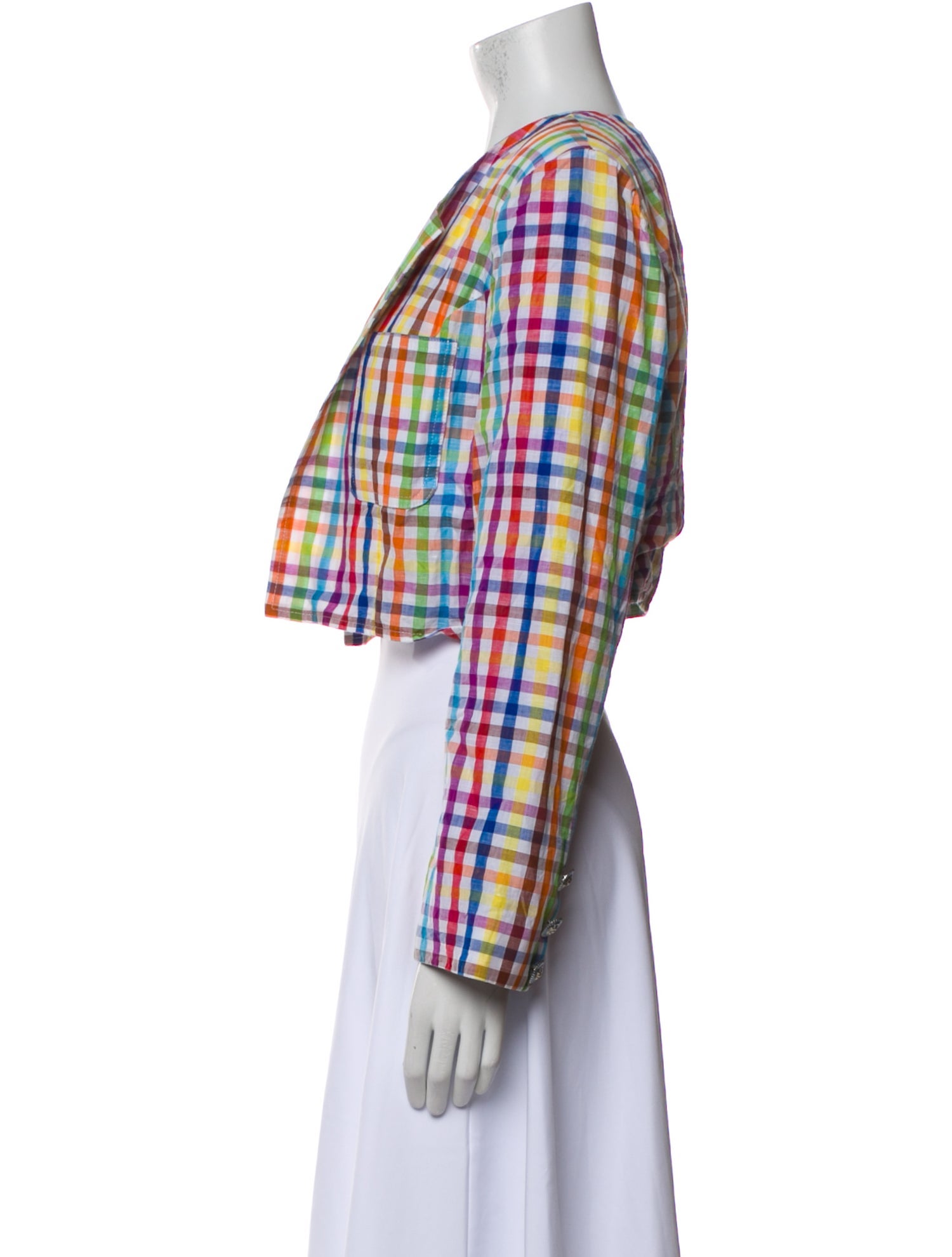 Buru Plaid Print Blazer