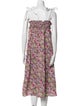 Buru Floral Print Midi Length Dress
