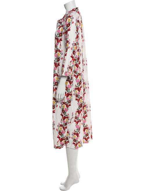 Buru Floral Print Midi Length Dress