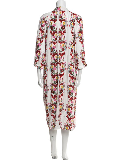 Buru Floral Print Midi Length Dress