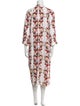 Buru Floral Print Midi Length Dress