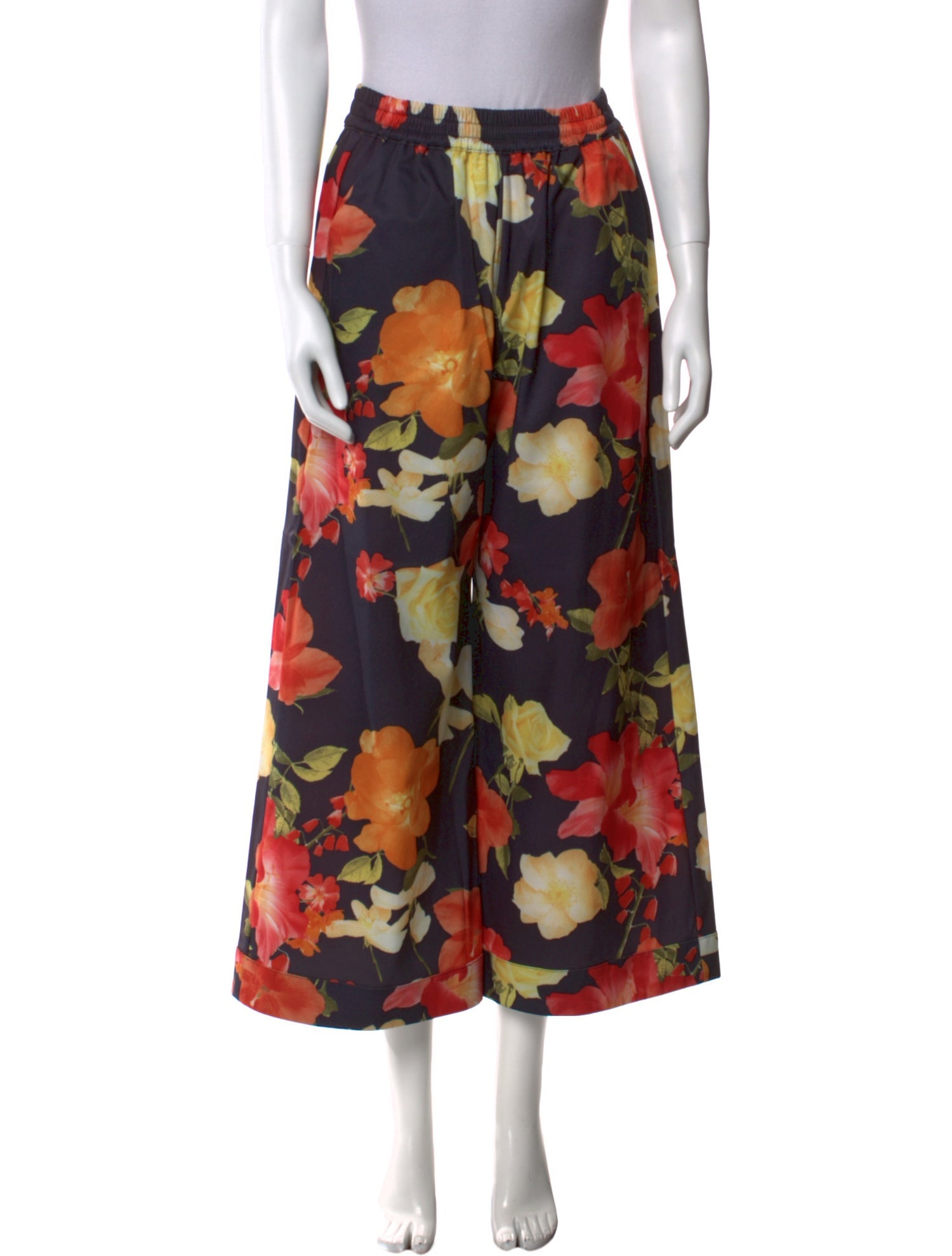 Buru Printed Wide Leg Pants