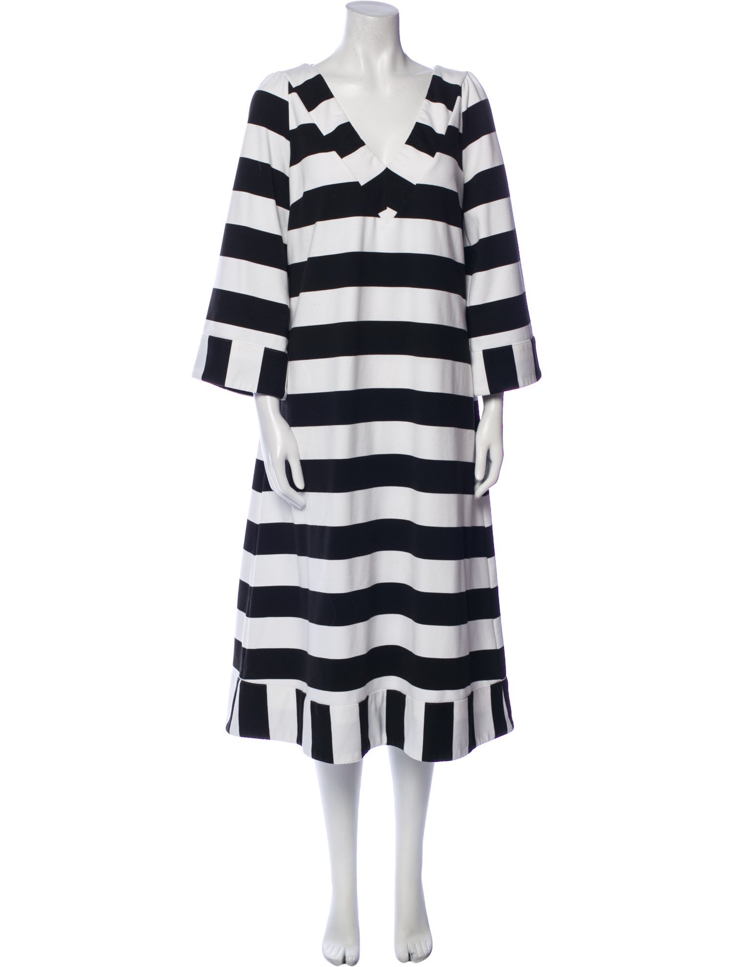 Buru Striped Midi Length Dress
