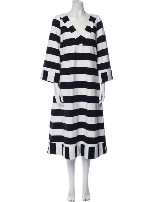 Buru Striped Midi Length Dress