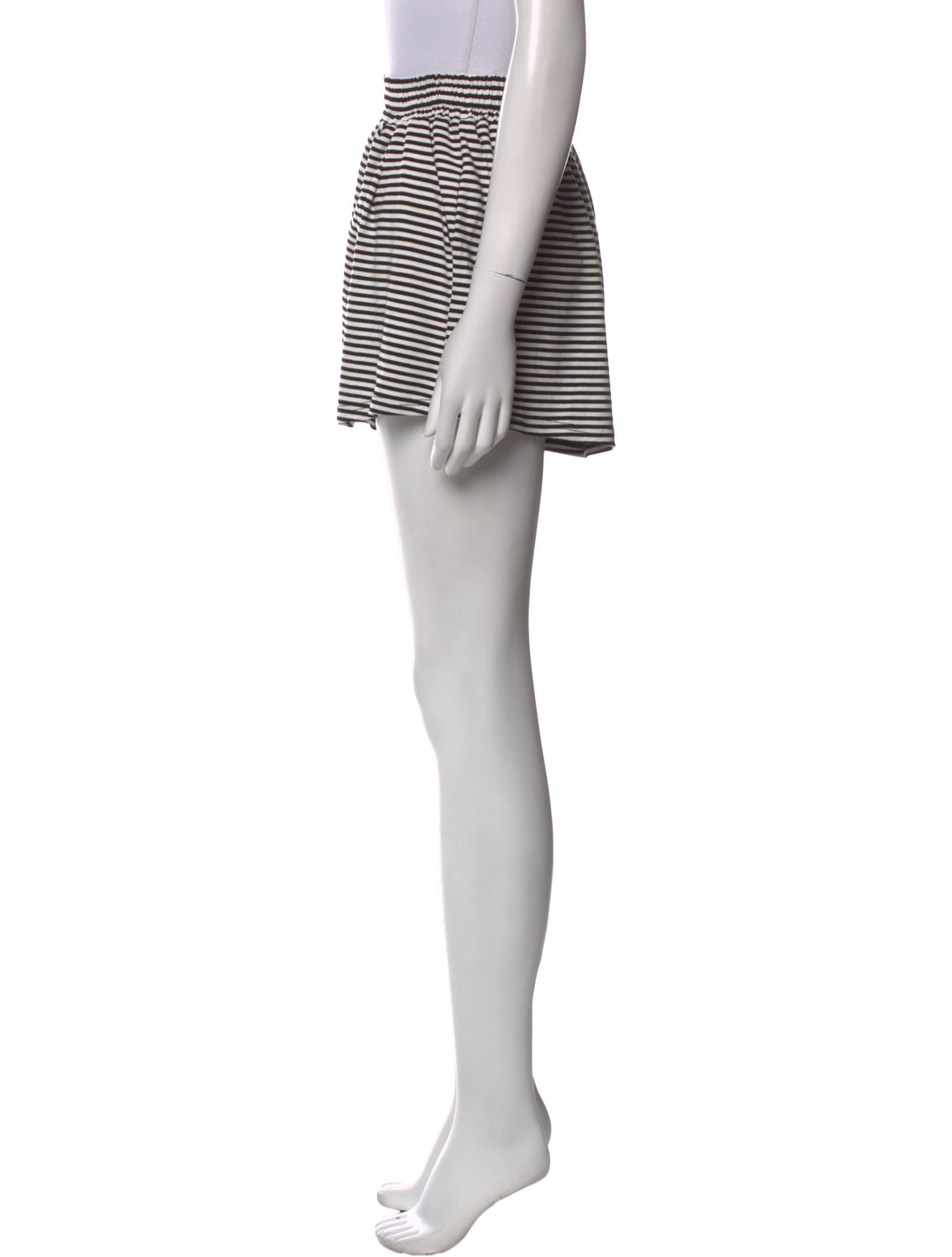 Buru Striped Mini Shorts