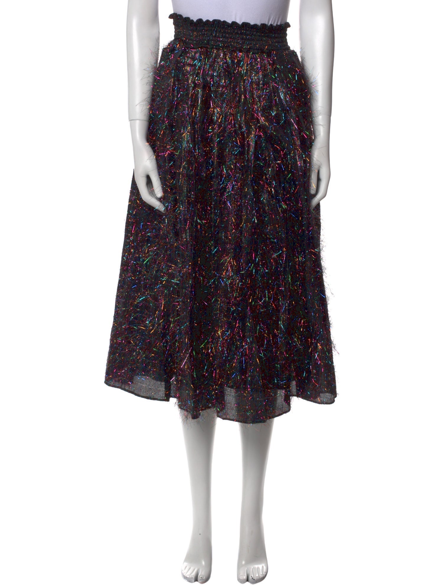 Buru Printed Midi Length Skirt