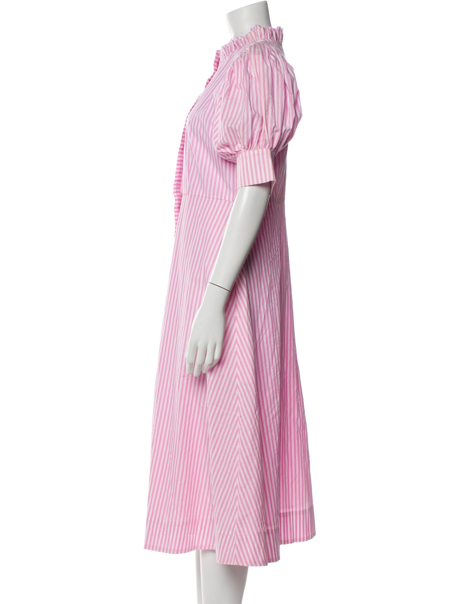 Buru Striped Midi Length Dress