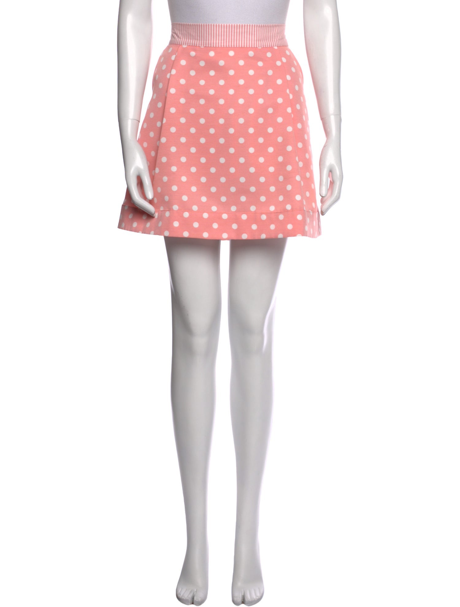 Buru Polka Dot Print Mini Skirt