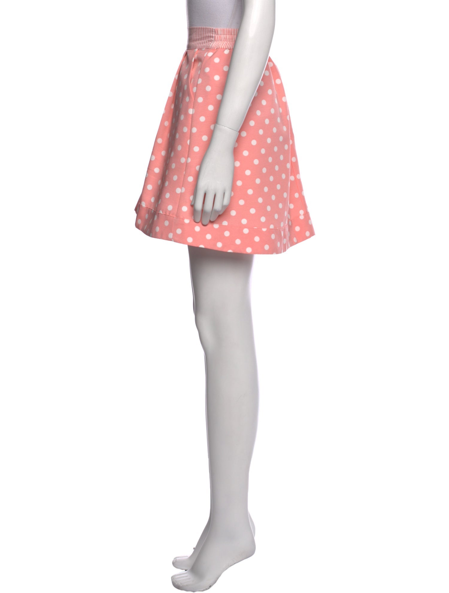 Buru Polka Dot Print Mini Skirt