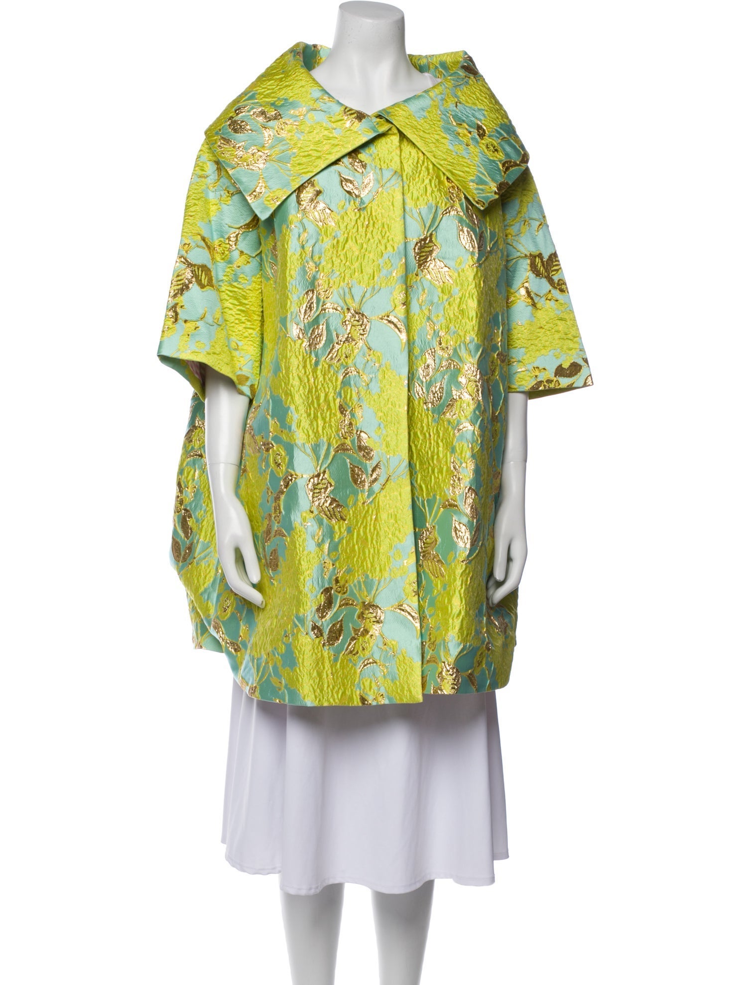 Buru Floral Print Coat