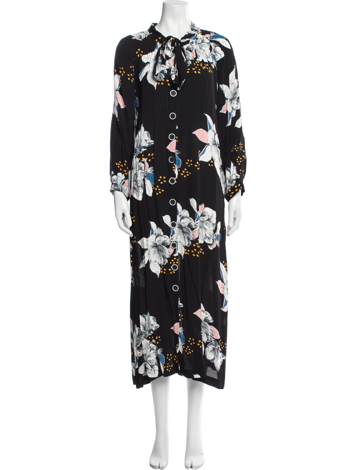 Buru Floral Print Long Dress