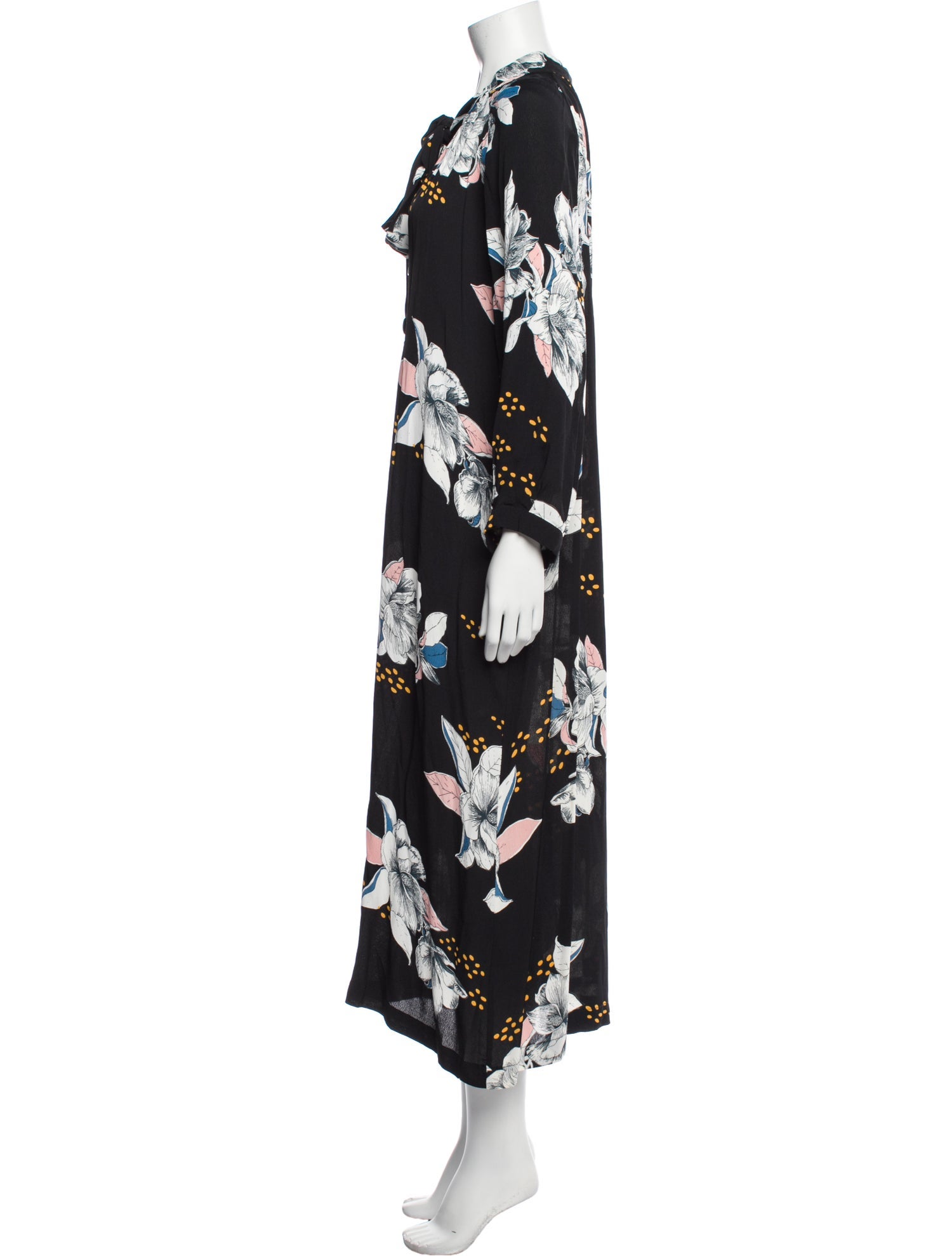 Buru Floral Print Long Dress