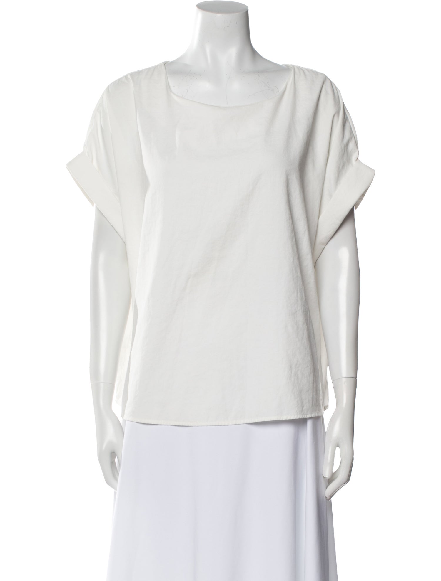 Buru Bateau Neckline Short Sleeve T-Shirt