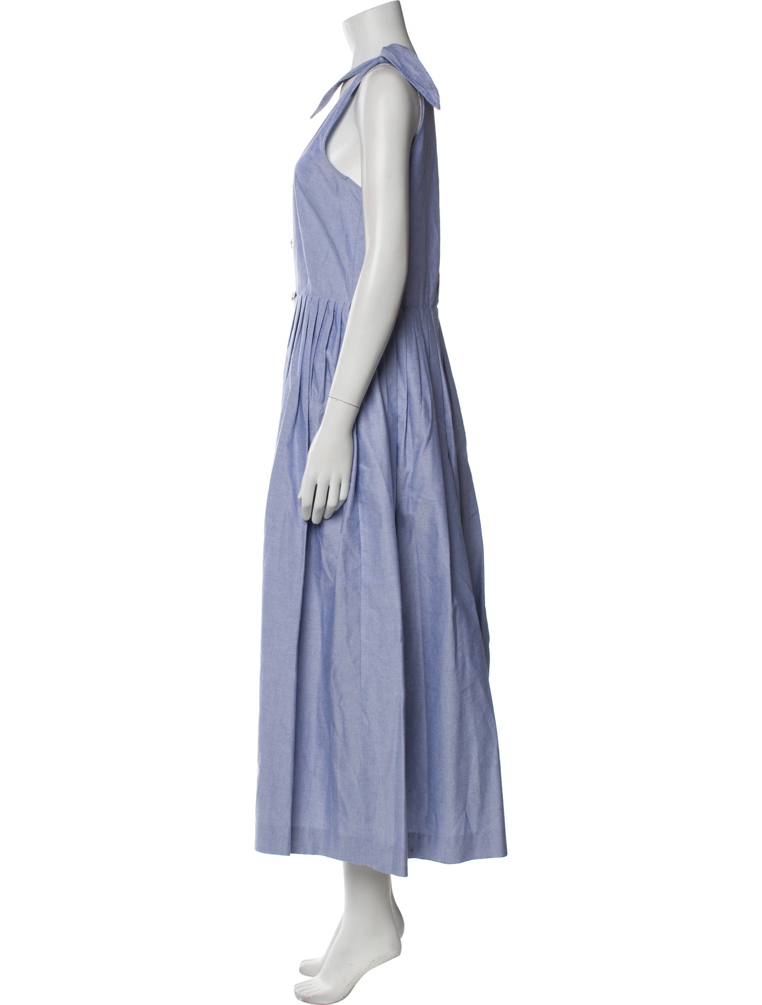 Buru Scoop Neck Long Dress