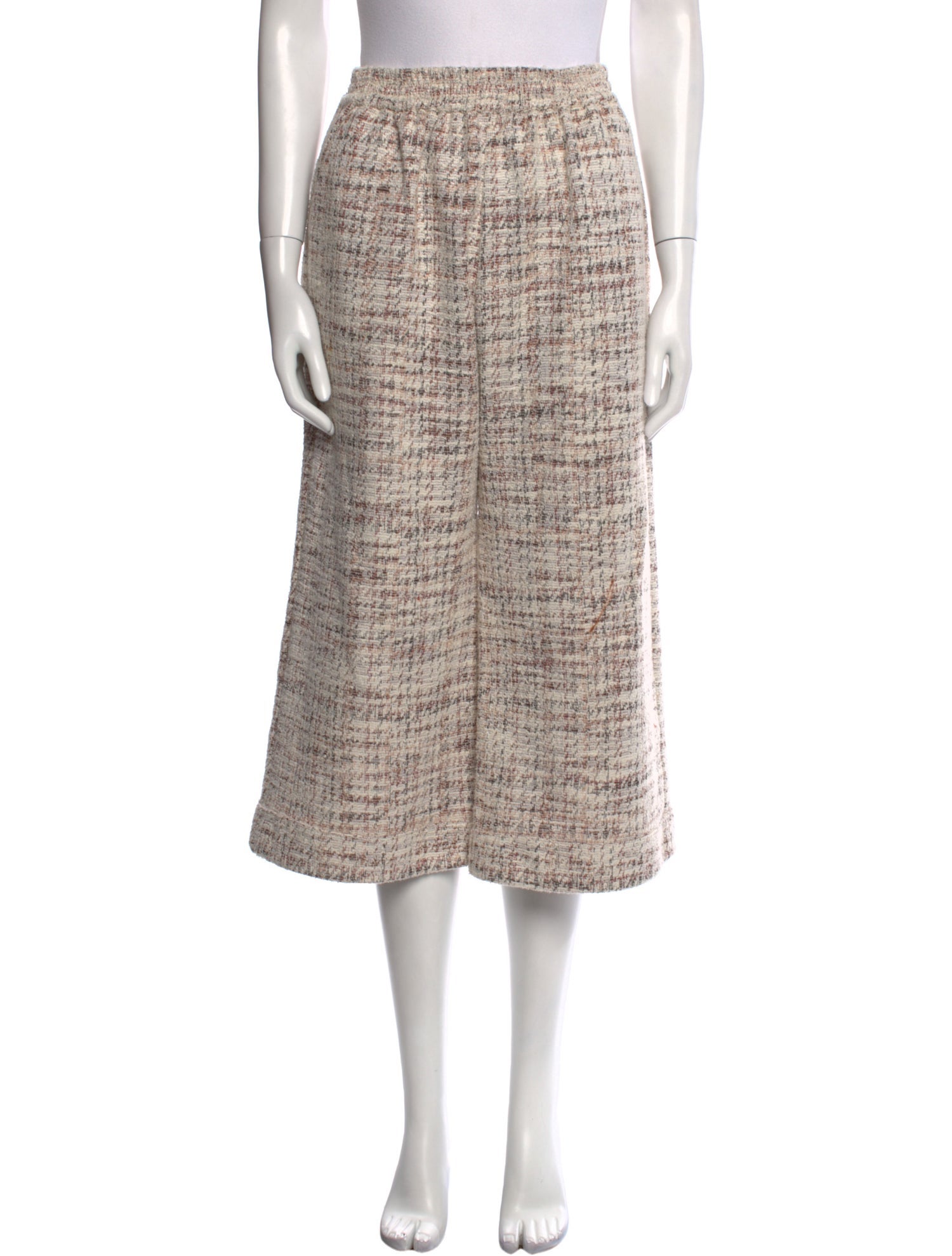 Buru Tweed Wide Leg Pants