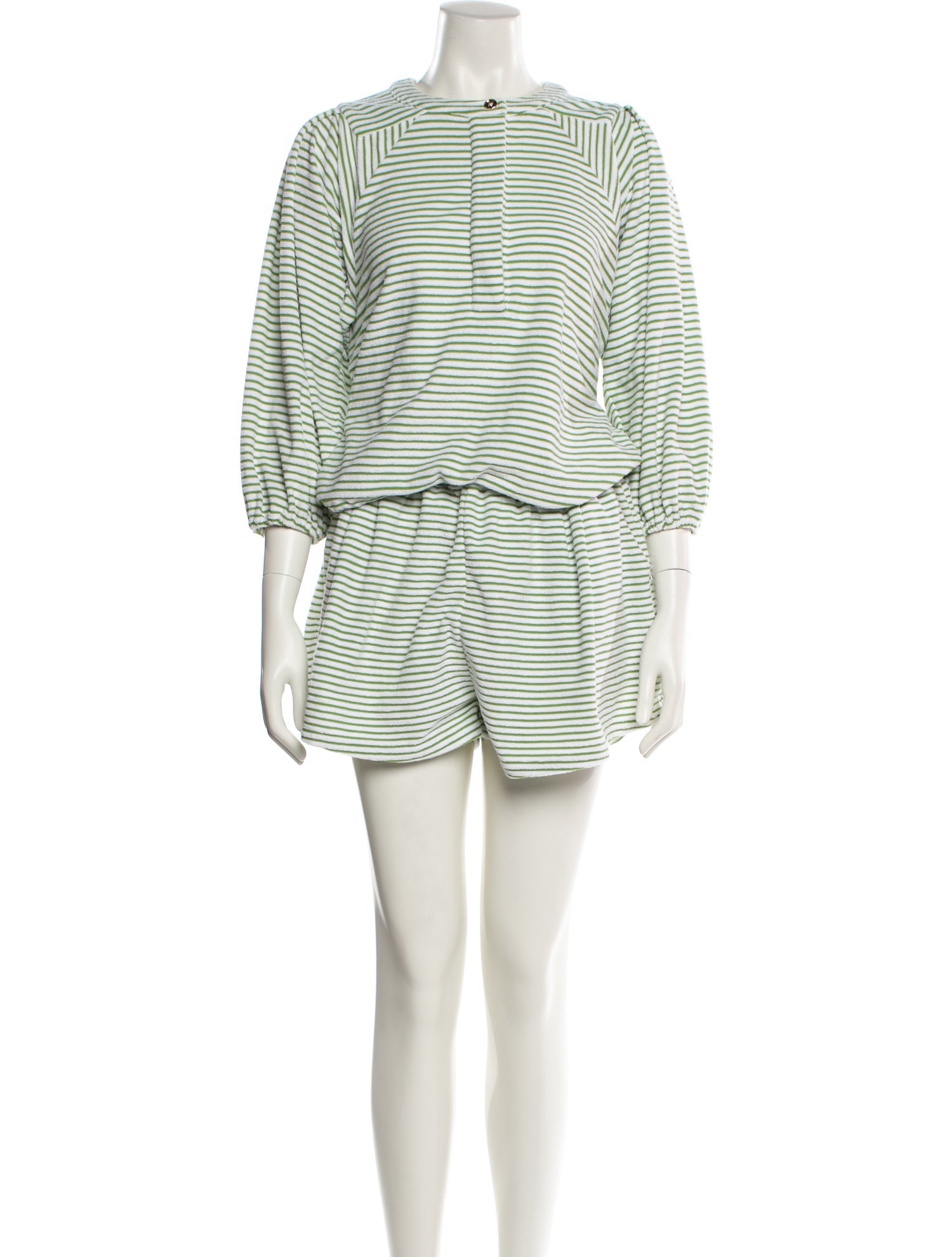 Buru Striped Short Set