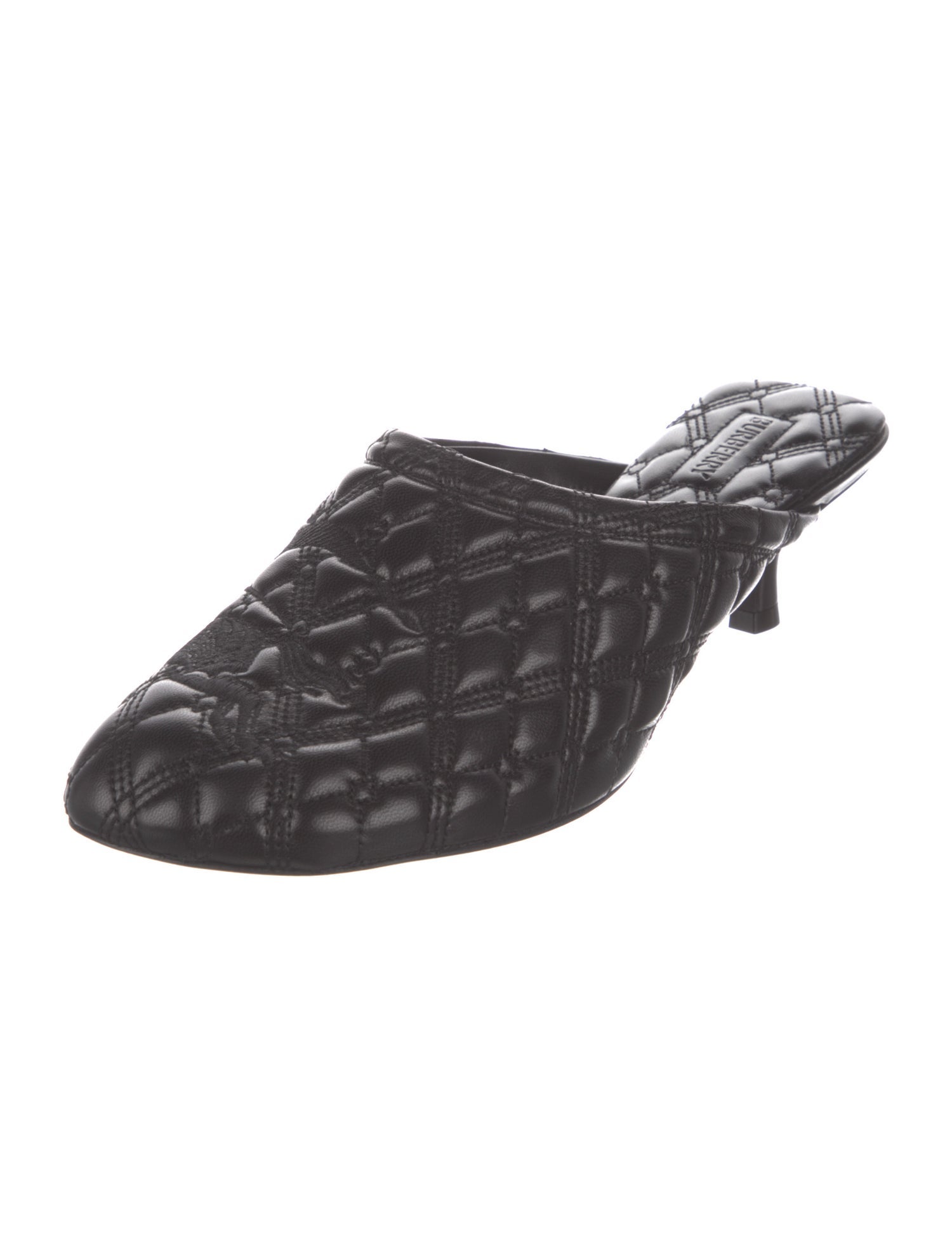 Burberry Black Label Leather Mules