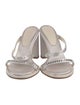 Bettina Vermillon Satin Slides