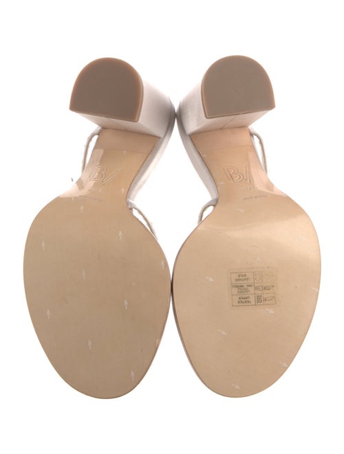 Bettina Vermillon Satin Slides