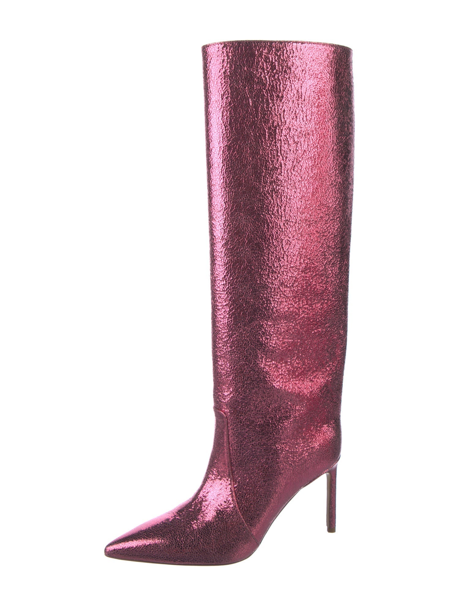 Bettina Vermillon Leather Boots