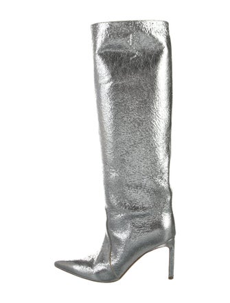 Bettina Vermillon Leather Boots