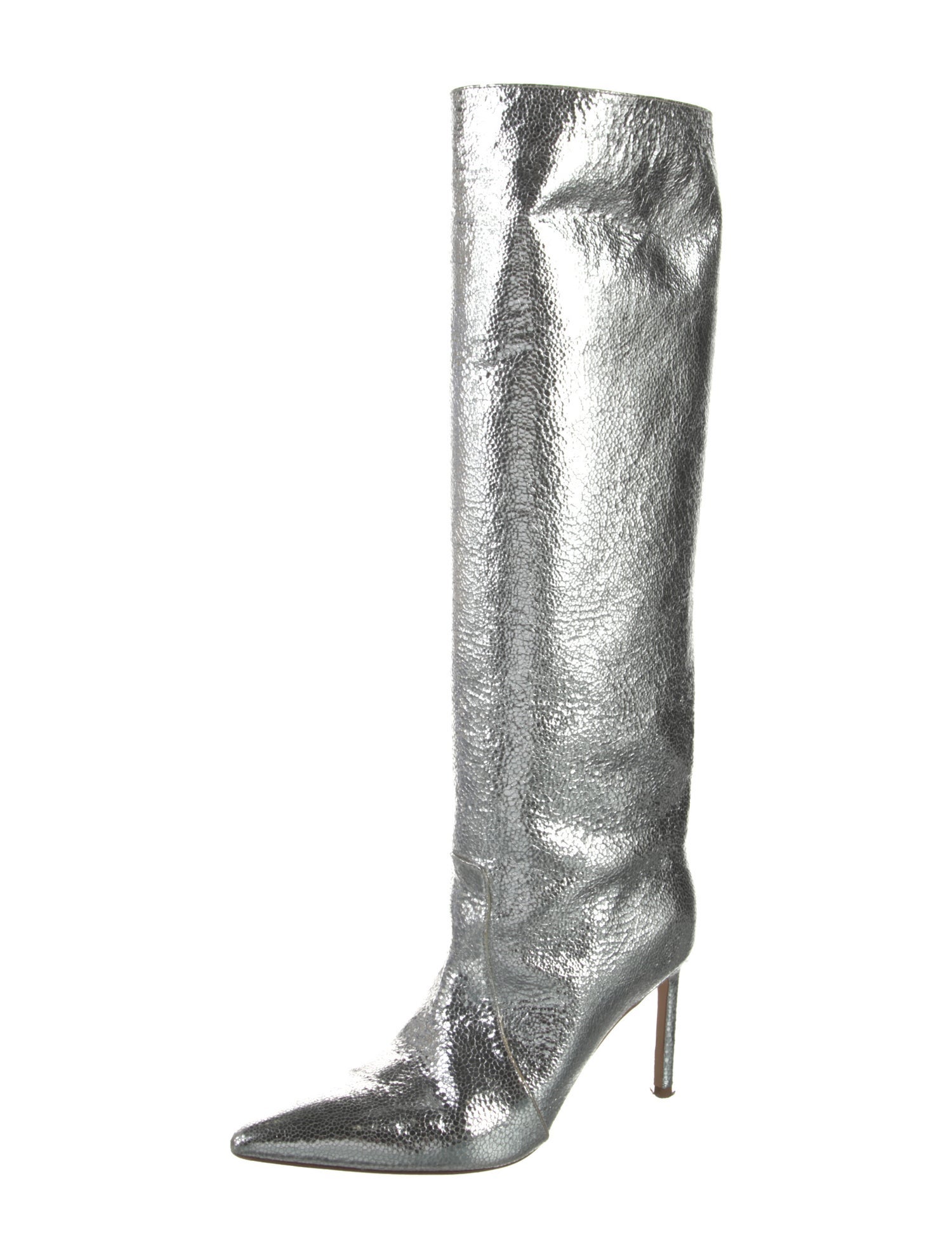 Bettina Vermillon Leather Boots