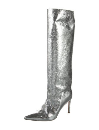 Bettina Vermillon Leather Boots